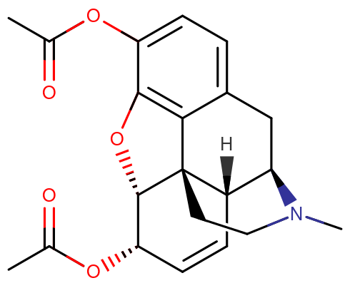 二乙酰吗啡分子式
