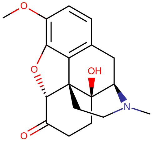 羟考酮分子结构式