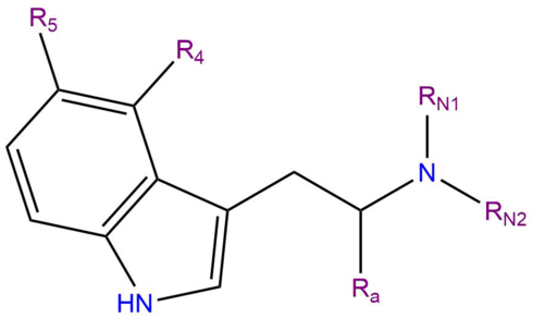 色胺分子通用结构